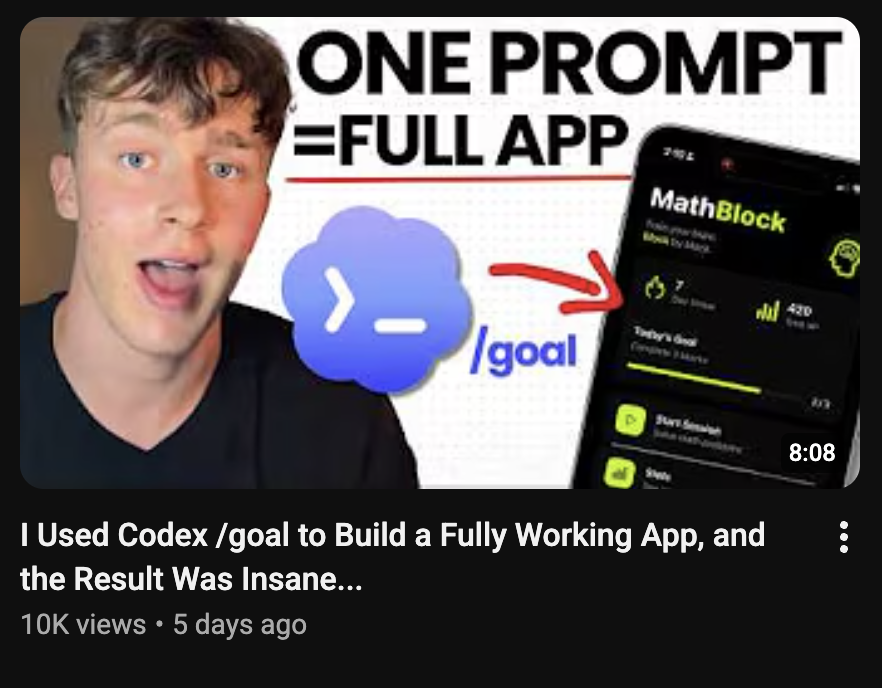 Zach Sells AI 10K view Codex video screenshot